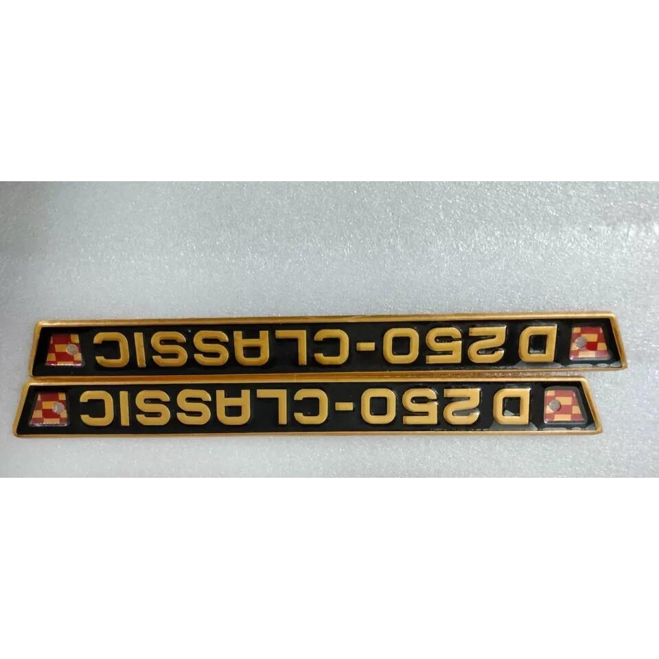Emblem Badges Motiff Petrol Tank Badge Kit for Vintage Yezdi Jawa Classic D250