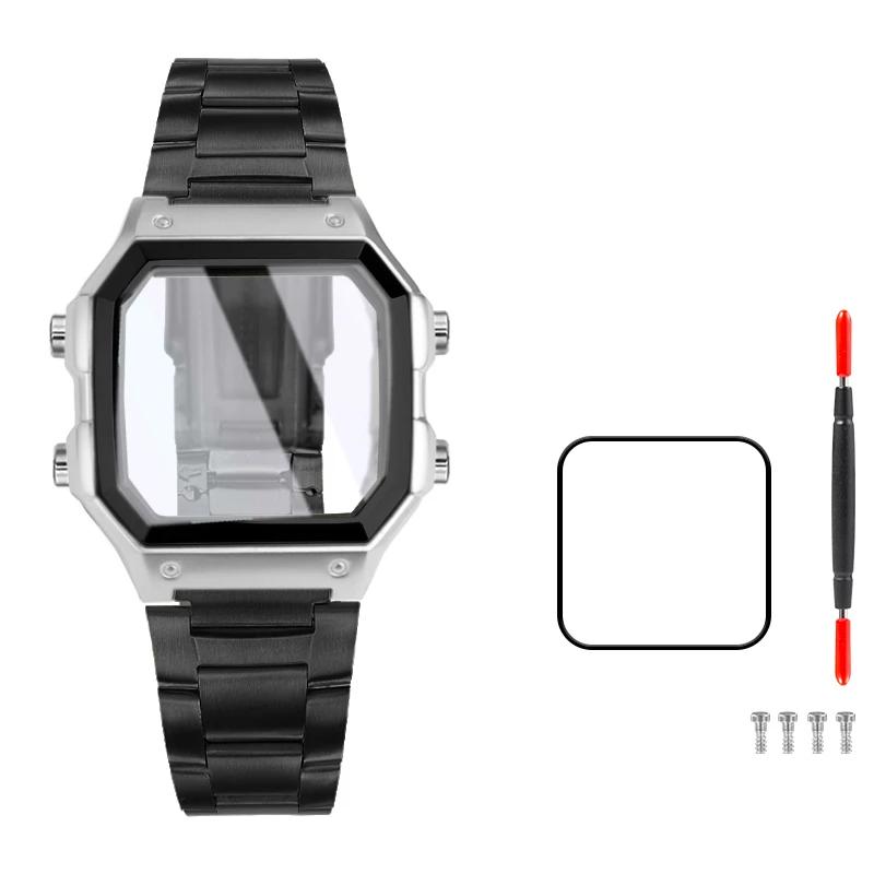 Обновленный полностью металлический корпус Модный Для Casio AE1200 комплект для модификации Модифицированный 3299 AE-1200 рамка ремешок нержавеющая сталь Аксессуары для ремешка часов