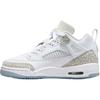 New Spizike Anti Slip Wear Resistant Low Top Children's Basketball Shoes White FQ3950-103