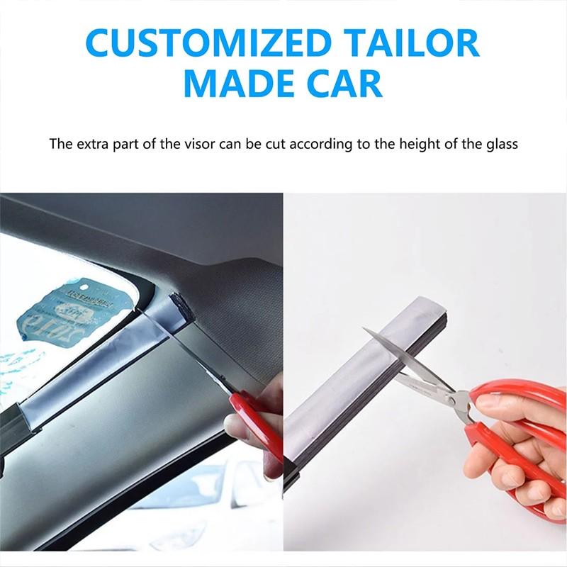 46/65 см выдвижной солнцезащитный козырек автомобиля внедорожник грузовик лобовое стекло солнцезащитный козырек заднее окно солнцезащитный козырек УФ-защита занавеска