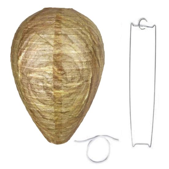 Осиное гнездо-приманка, подвесной сдерживающий пчелы бумажный фонарь, 22*28 см, приводной пчелиный улей, вихревая ткань, экологически чистая нержавеющая сталь, домашний сад