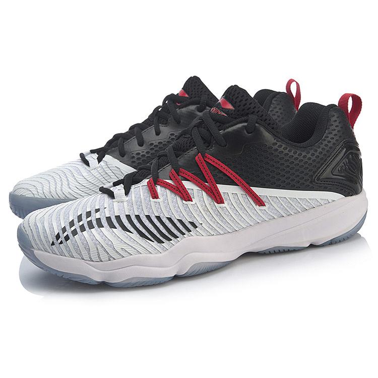 Li Ning RangerTD Нескользящие Износостойкие Поддерживающие Низкие Бадминтонные Кроссовки Унисекс Черные AYTP015-2