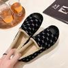 Fashion Winter Women's Keep Warm Plus Velvet Flat Cotton Shoes Fashion Shallow Slip On Casual Shoes for Women Outdoor Light Snow Boots