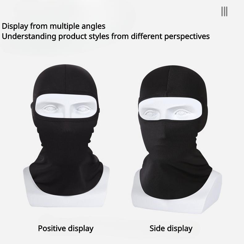 Балаклава, маска для лица, летняя охлаждающая гетра для шеи, мотоциклетный лыжный шарф с защитой от ультрафиолета для мужчин и женщин