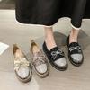 Мода с кристаллами Стразы Бриллиант Женская обувь Бант Повседневная 39 Дешевая Корейская Женская Обувь Оригинальная Мода 2024 Y2k Высокое Качество