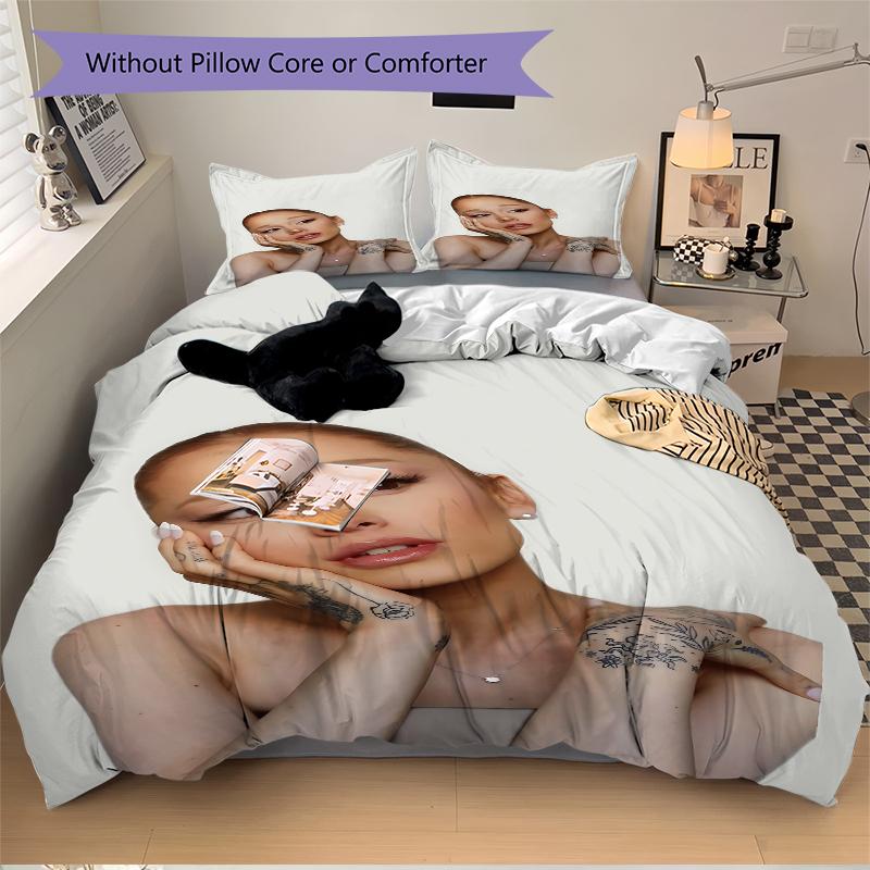 3Pcs Modern Minimalist Portrait Bedding Sets For All Sizes New 3D Printed Bed Cover Comforter Duvet Cover Pillowcase Bedroom Decoration