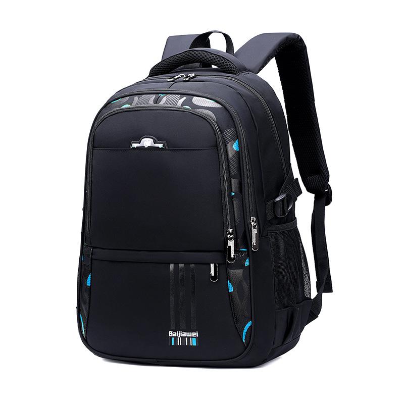 Fashion Trendy Oxford Waterproof School Bags Middle School Student Backpack Youth Campus Satchel Leisure Travel Bag