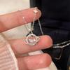 Серебряное ожерелье-планета 925 пробы для женщин, модная цепочка с подвеской, трендовые украшения на каждый день