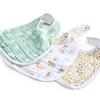 Aden anais essentials Слюнявчик на кнопках Сафари с жирафами Один размер Хлопок 23 x 32 см Можно стирать в машине Подарок на выписку из роддома BBADAEESNC30026 + 3 шт. 100%