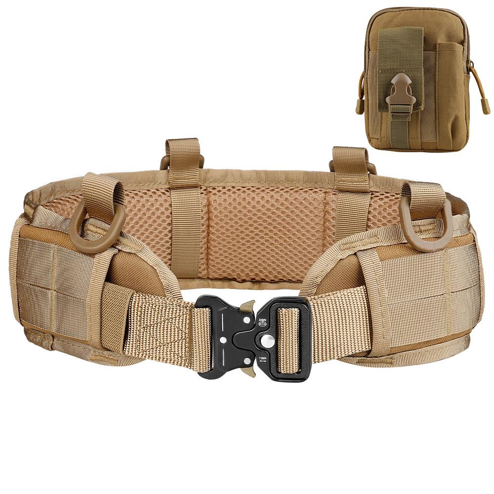 Outdoor Waist Belt Multi-Functional Quick Release Waist Seal Buckle Nylon Waistband