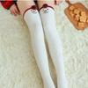 Santa Claus Christmas Stockings Elk Long Tube Socks Fashion Design Cartoon Hosiery  Women