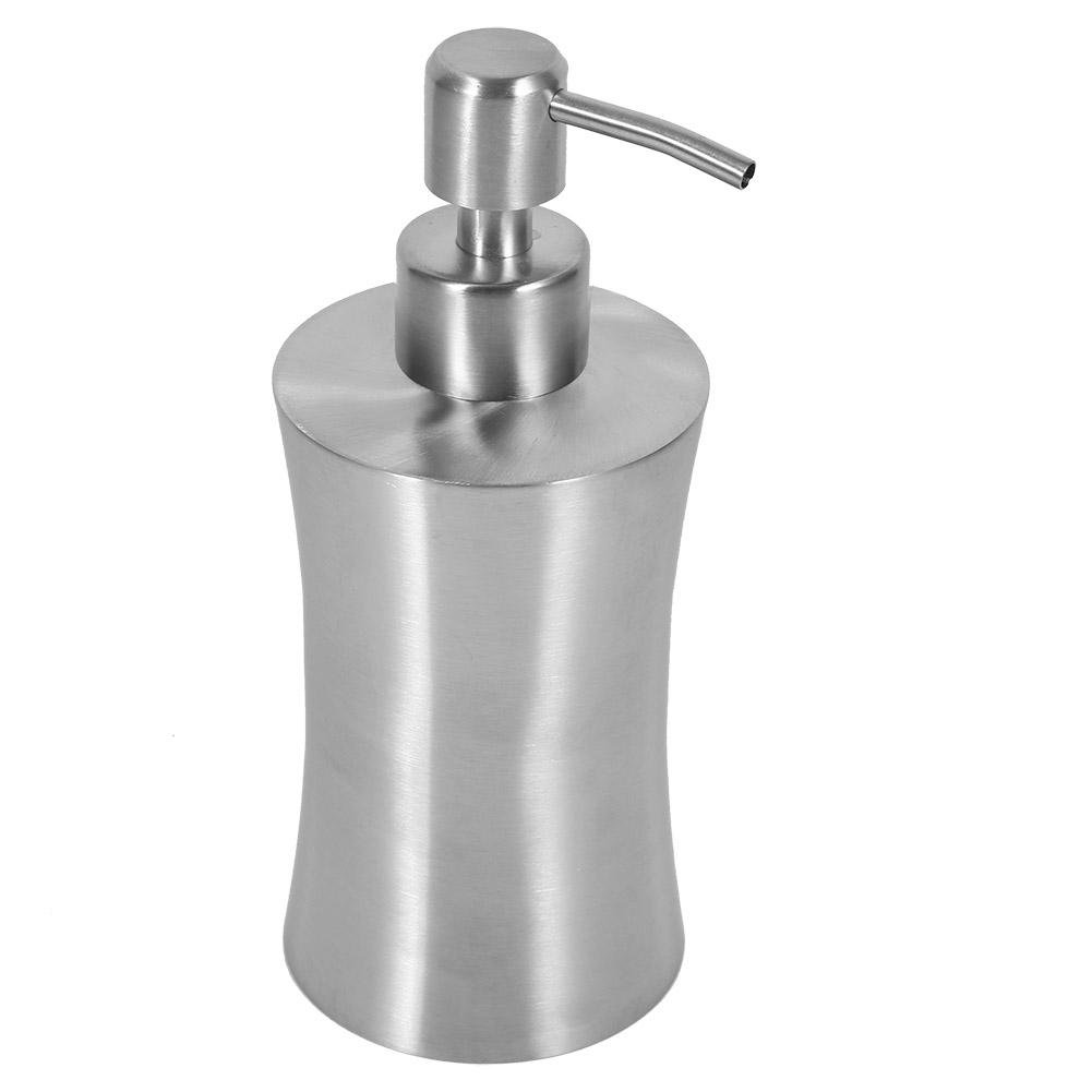 1pc 304 Stainless Steel Bathroom Shower Pump Lotion Dispenser Liquid Bottle 400ml 250ml 220ml