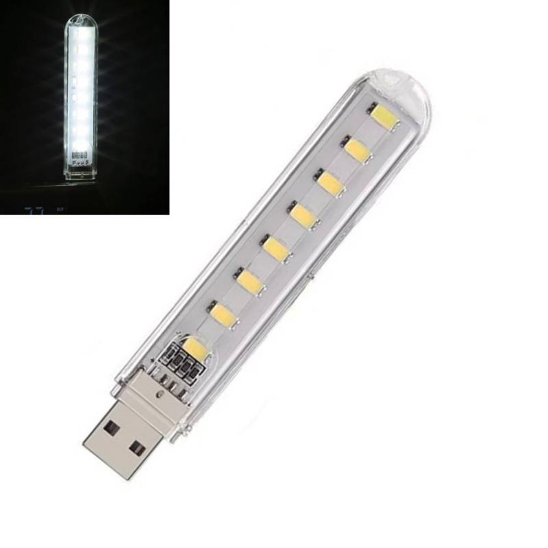 Мини-USB-книжные фонари Портативные USB-светодиодные лампы DC 5 В Ультра яркая лампа для чтения для Power Bank Кемпинговые ПК Ноутбуки USB-ночники