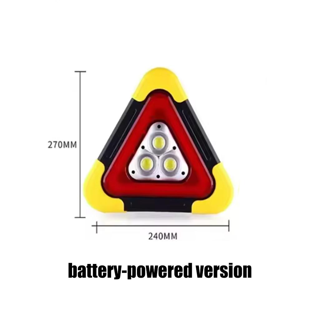 Многофункциональный автомобильный аварийный световой сигнал для экстренного ремонта автомобиля Треугольный дорожный предупреждающий знак Солнечный предупреждающий знак Складной