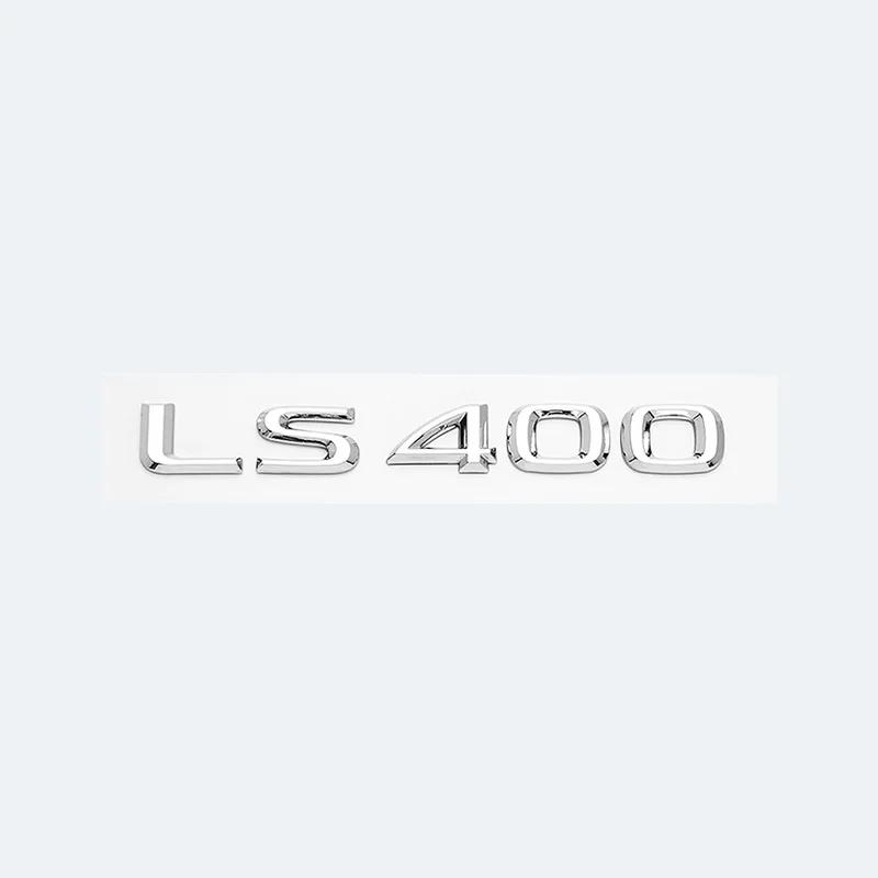 3D Chrome Glossy Black ABS Letters LS350 LS400 LS460 LS460L LS500 LS500h HYBRID Emblem For Lexus Car Trunk Logo Badge Sticker