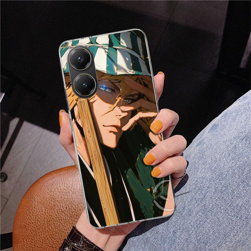 Bleach Kisuke Urahara Phone Case For Xiaomi Poco X7 X6 X5 Pro F7 Ultra Redmi 15C 15 13C 13 12C 12 10 10A 10C 9 9A 9C 9T Cover Po