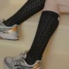Mellotory Crochet Lace Knee Socks (black)
