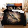 Printed Cool Motorcycle Bedding Set Mountain Bike Duvet Cover Set Pillowcases For Boy Super Soft Soft Comfortable Cover Bed RT85