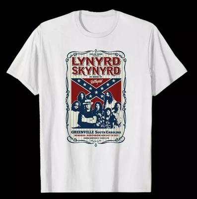 Винтажный Lynyrd! Skynyrd Тур 1977 Южный рок Унисекс футболка, размеры S-4XL