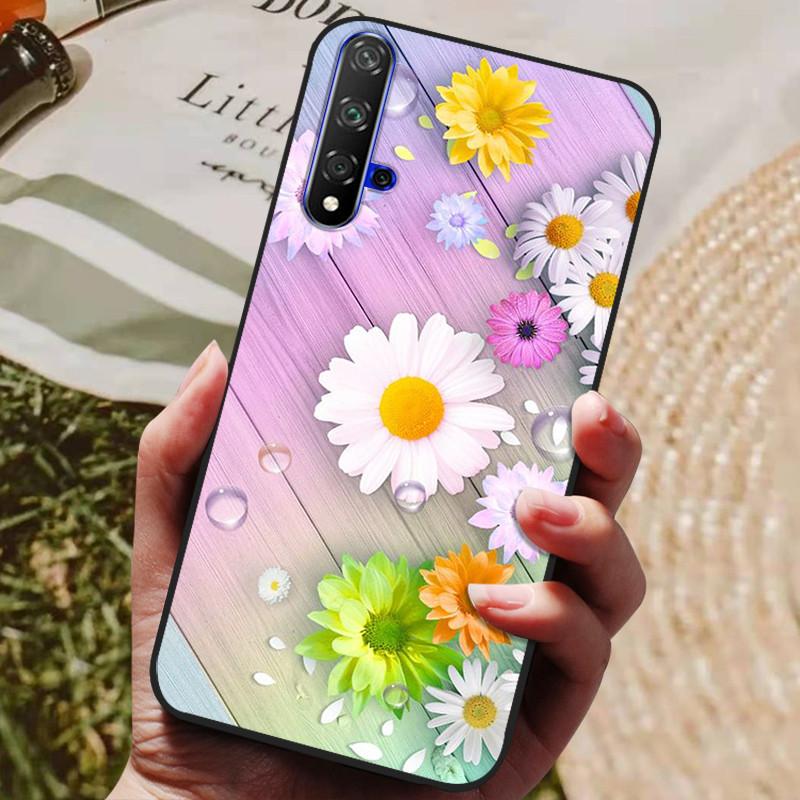 Чехол для Huawei Nova 5T Волк Мультяшный Силиконовый Мягкий ТПУ Задняя Крышка Для Чехлов для Телефона Huawei Nova 5T Nova5T YAL-L21 Fundas Coque
