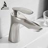 White Mixer Bathroom Sink Faucet Basin Faucet Chrome Brass Faucet Chrome Faucet Basin Mixer Tap Deck Mount Torneira Tap 855007