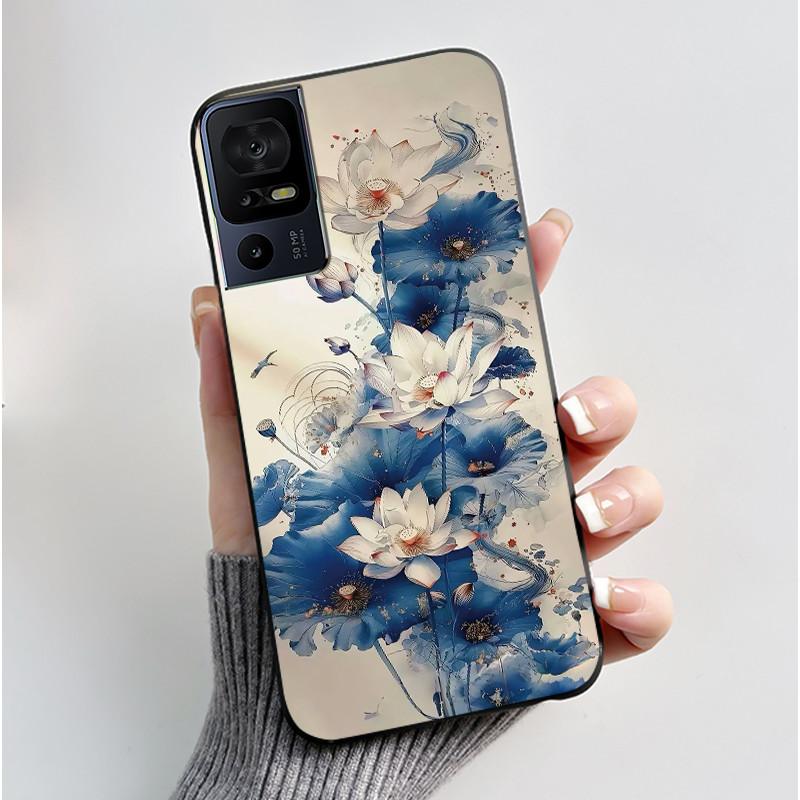 Чехол для телефона TCL 40 SE 40SE 40 XL 40R 40XL 40T Чехол Роскошный Милый Крутой Мультяшный Черный Мягкий Силиконовый Чехол Защитная Оболочка Coque