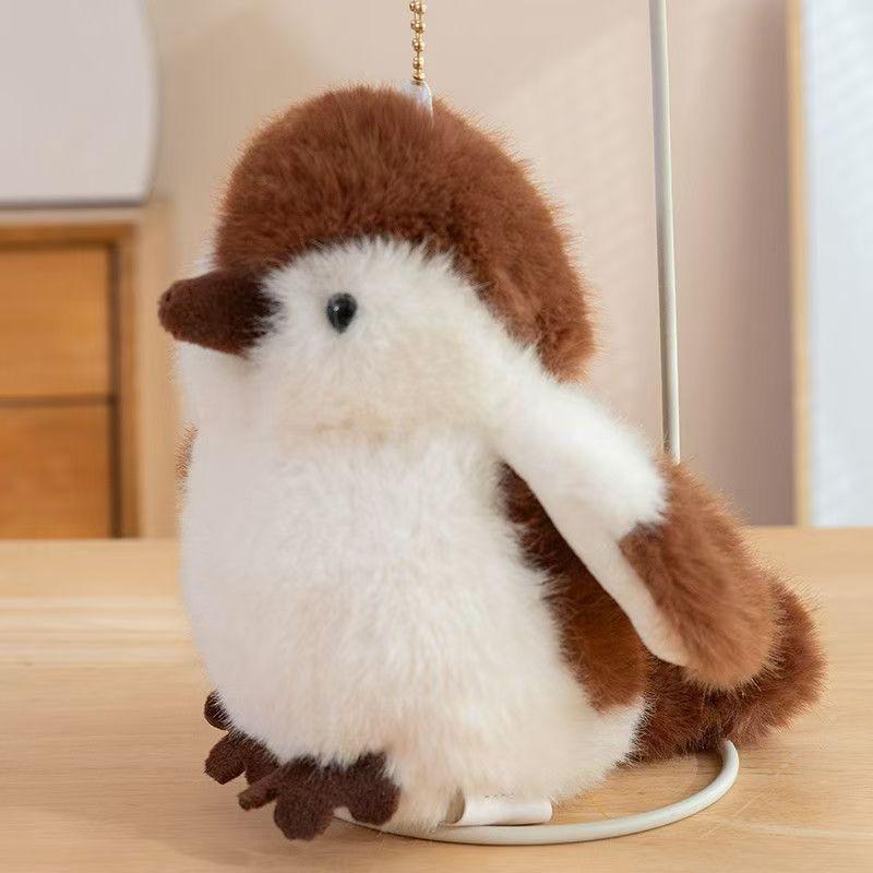 Плюшевая игрушка Животное Попугай и Воробей Мягкие Набивные Фигурки Для Детей Подарок