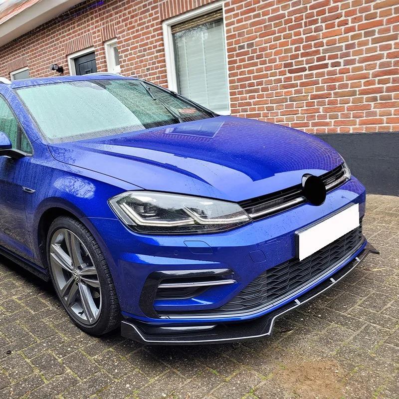 Front Bumper Spoiler Lip for Golf 7 7.5 MK7 MK7.5 GTI GTD R R-Line 2012-2020 Maxton Style Chin Splitter Diffuser Blade Body Kit