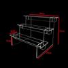 Акриловая прозрачная лестница Модель ручной работы Подставка для дисплея Подставка для дисплея Акриловая прозрачная лестница Стойка для дисплея Новая