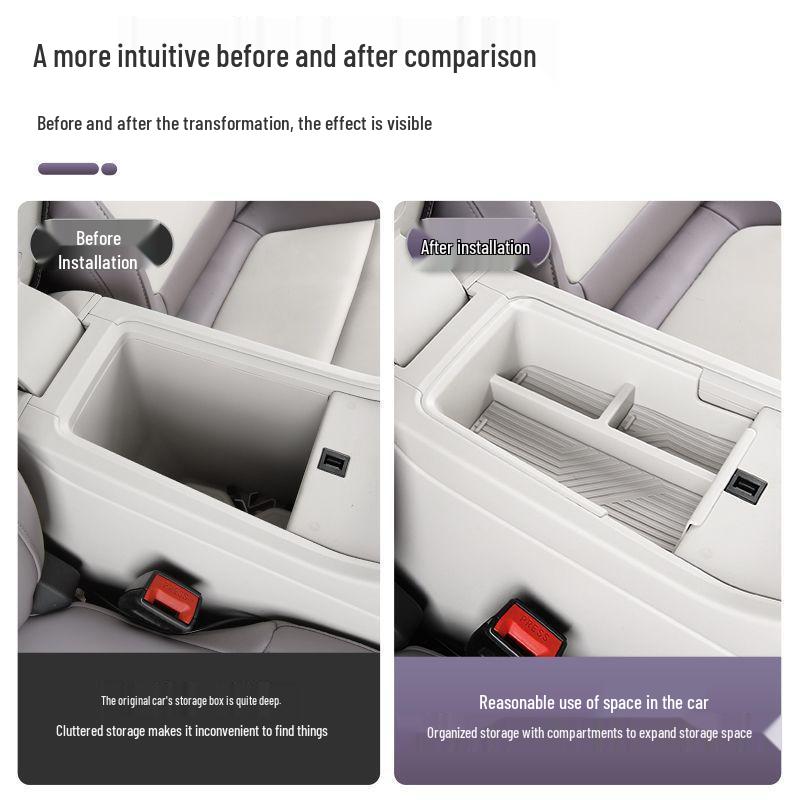 Armrest Storage Box for 2026 MG4 Interior Enhancement