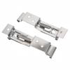 Stainless Steel Car License Plate Spring LoadedBracket Cars Frame Holder Clamps Trailer Number Plate Clips Rectangular