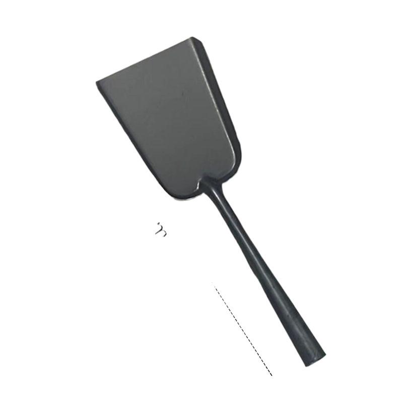 Компактная железная лопата с длинной ручкой для домашних животных, огня и бытового использования