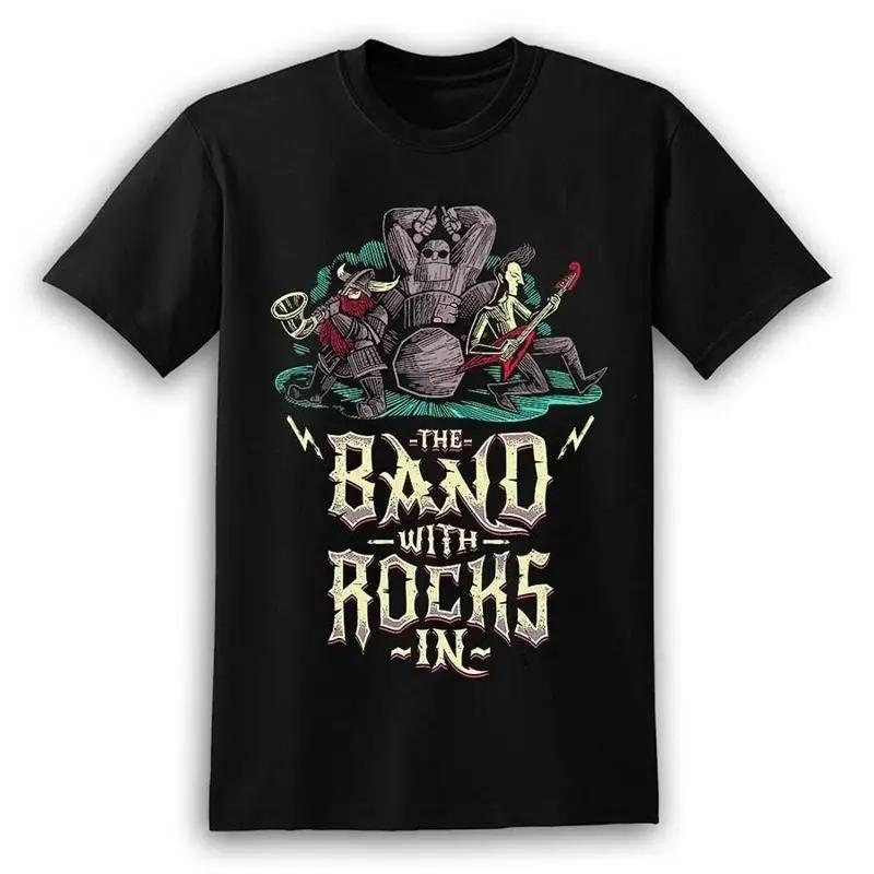 The Band With Rocks In T Shirt