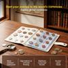Мультикинетическая Коллекция Монет 120-граммовые Монеты Для Коллекционеров Подарки Пленка ПВХ Искусственная ПУ Кожа Минималистичный Стиль