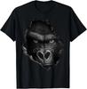 Gorilla Face Wall Animal Print Art Animal Lover Gorilla T-Shirt