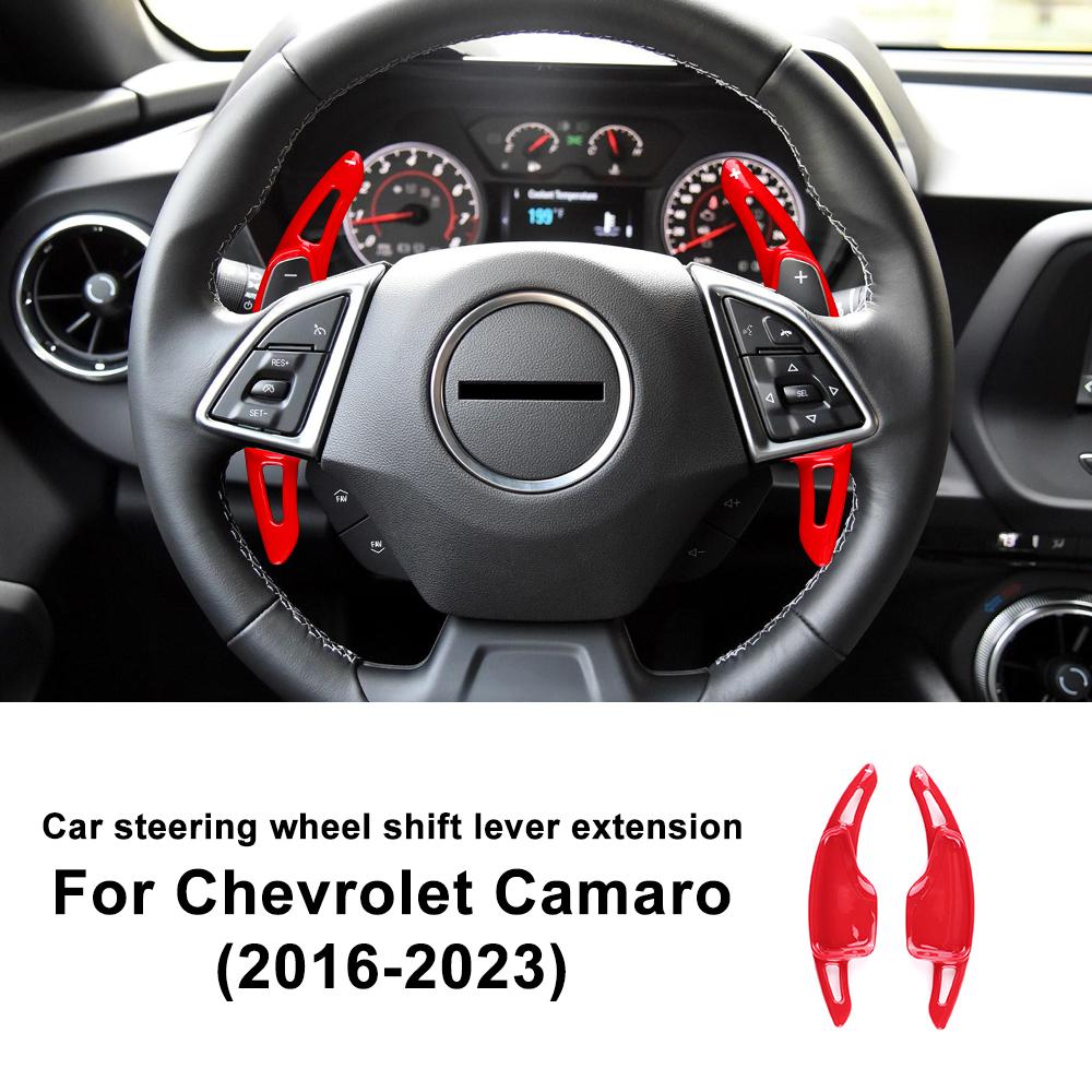 Для Chevrolet Camaro 2016 2017 2018 - Накладки на подрулевые лепестки переключения передач, ABS, отделка под углеволокно, аксессуары