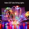 LED Solar Tube Lights: Outdoor Waterproof String & Decorative Holiday Lights for Camping & Atmosphere