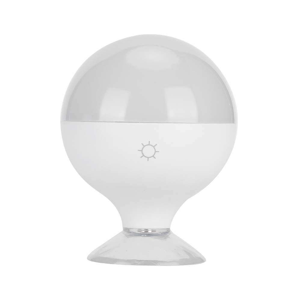 LED Makeup Light Bulb Adjustable Light Colors Rechargeable Suction Type Makeup Light BulbWhite