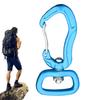 Carabiner Clip Outdoor Carabiner D Ring Shape Key Chain Clip Hook Multipurpose For Camping Hiking Backpacking Clips