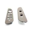 2Pcs For 02-05 Dodge Ram 1500 2500 3500 Quad Cab Door Window Switch Bezel Taupe