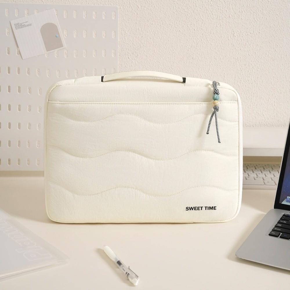 Quilted Laptop Carrying Case Portable Handle Notebook Sleeve Bag New Protective Laptop Bag Women