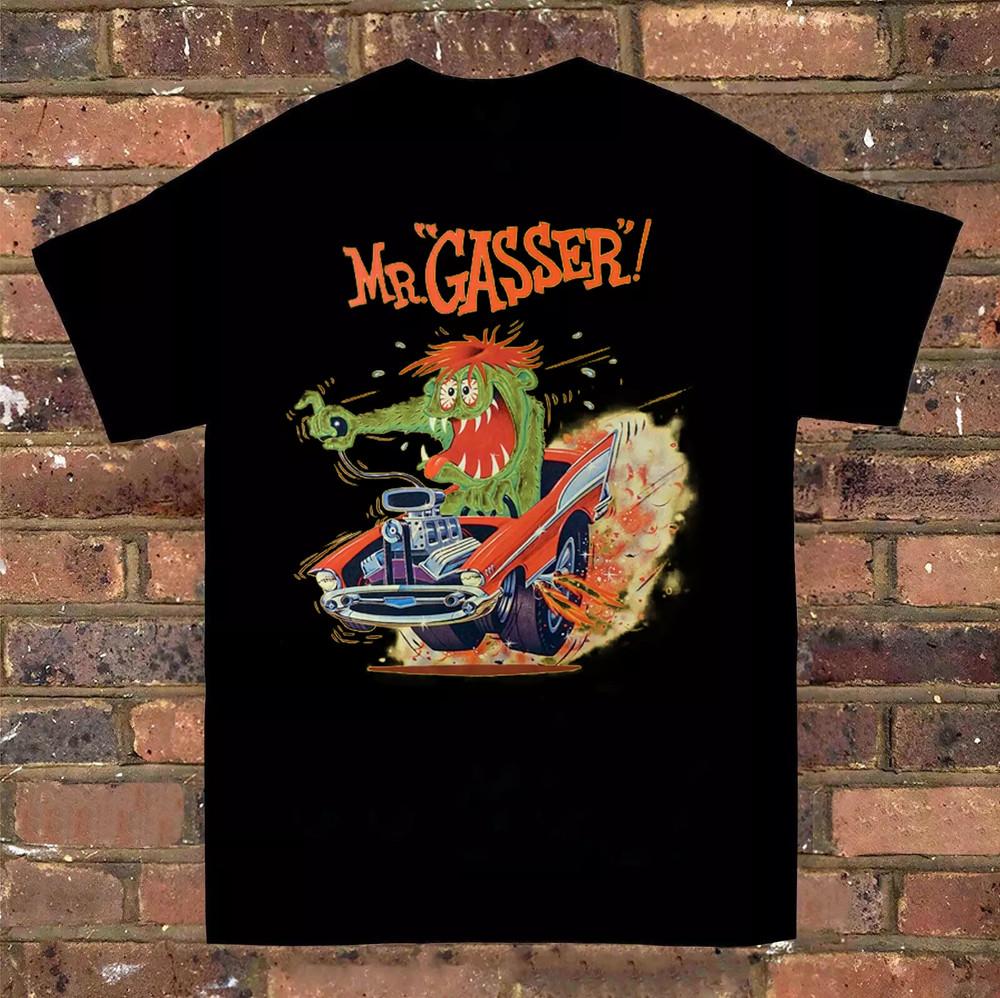 Футболка Ed Roth Rat Fink Mr Gasser Полный размер S-5XL Унисекс