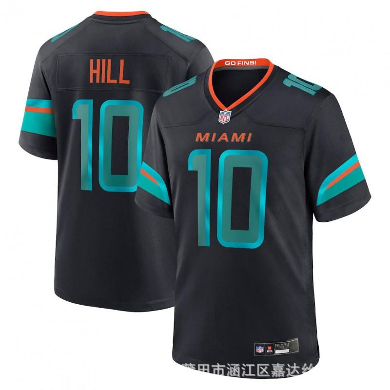 Rugby Jersey Dolphin Hill 10 2 Custom Embroidered Team Sport Uniform Men Youth