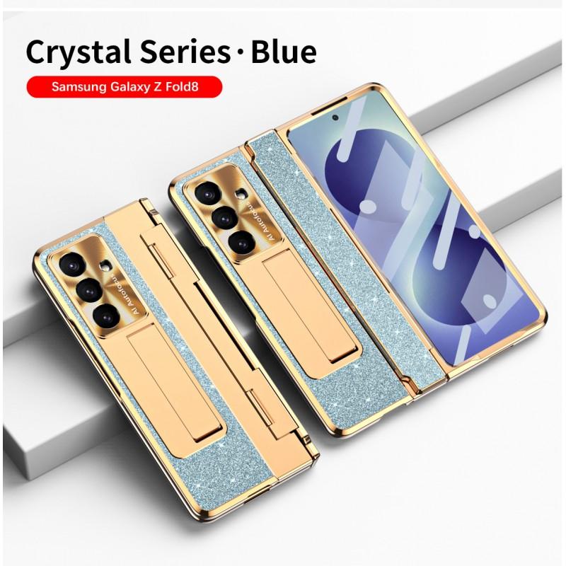 Premium Foldable Phone Case Galaxy Z Fold8 Fold7 Full Coverage PU Leather With Hidden Stand Shockproof Scratch