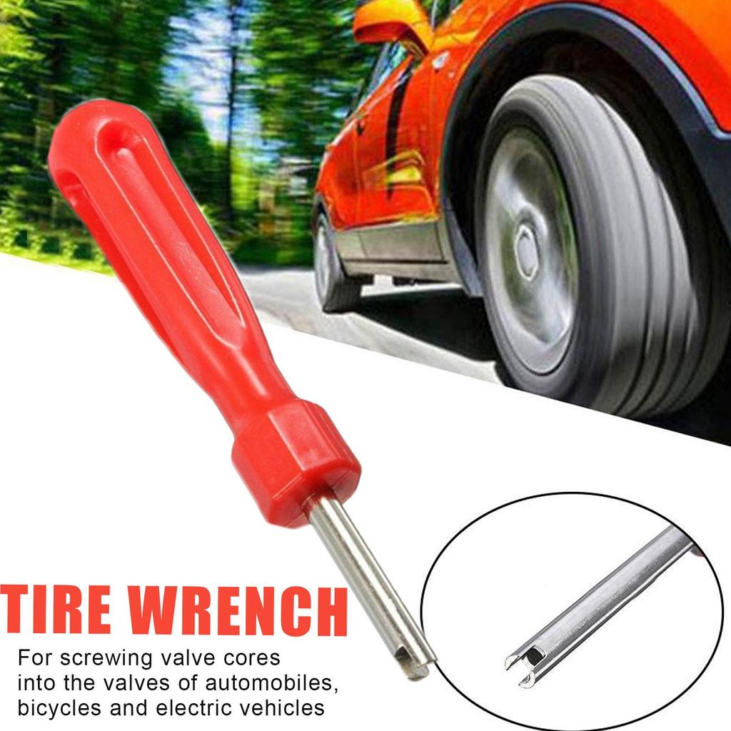 Portable Tire Valve Core Remover Installer Tool Removal Bike Screwdriver Wrench Tire Tool Motorcycle Car Repair Bicycle Too H1W6