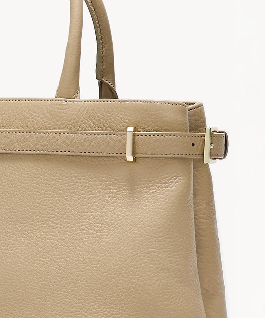 Clave Olivia Beige Tote Bag