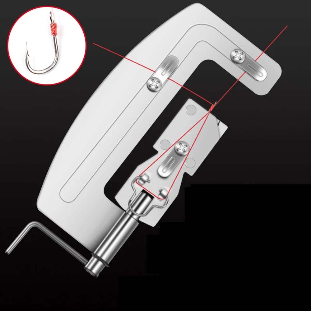Tool Fishing Tackle Fishing Hooks Line Tier Machine Fish Hook Line Knotter Automatic Line Tying