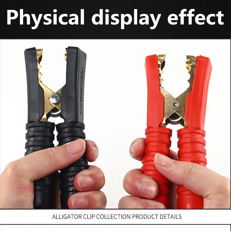 Электрические зажимы типа "крокодил" Зажимы для автомобильного аккумулятора Для автомобильного измерительного щупа Разъем-зажим "крокодил" Электрические инструменты для DIY