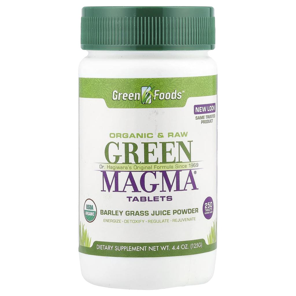Green Foods, Green Magma, 500mg, 250 tablets
