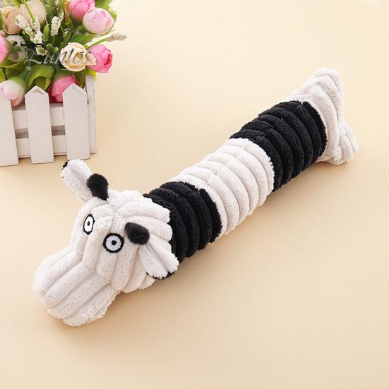 Плюшевая жевательная игрушка для домашних животных, устойчивая к укусам, плюшевая игрушка, способствующая здоровью зубов, активная игра, мультяшные товары для домашних животных, обучающая игрушка для маленьких и больших собак